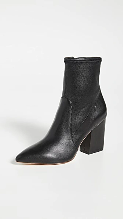 Loeffler Randall Isla Slim Ankle Booties In Black