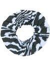 GANNI TIGER PRINT SCRUNCHIE