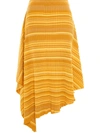 JW ANDERSON STRIPED RIBBED INFINITY SKIRT