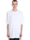 VETEMENTS T-SHIRT IN WHITE COTTON,11169466