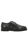 Pinko Lace-up Shoes In Black
