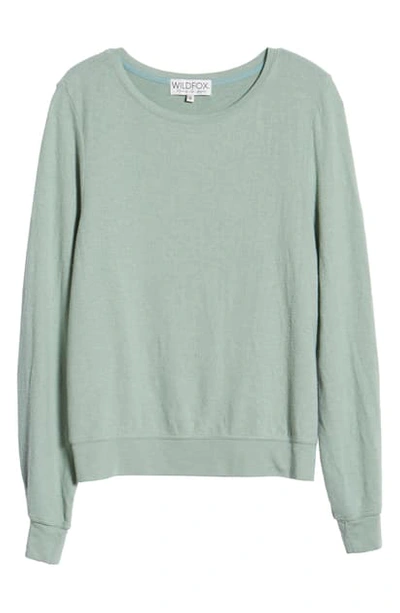 Wildfox Baggy Beach Jumper Pullover In Cadet Blue