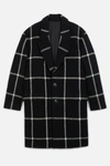 AMI ALEXANDRE MATTIUSSI OVERSIZED TWO BUTTON COAT,14240835