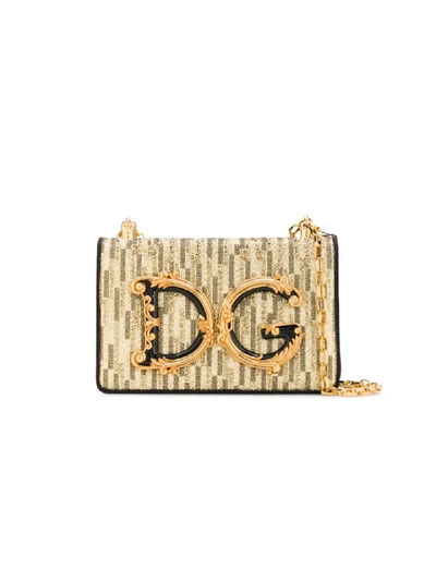 Dolce & Gabbana 'd&g Girls' Schultertasche In Gold