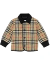 BURBERRY VINTAGE CHECK DIAMOND QUILTED JACKET
