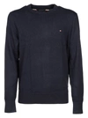 TOMMY HILFIGER TOMMY HILFIGER MEN'S BLUE WOOL SWEATER,MW0MW11674DU5 S