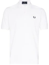 FRED PERRY LOGO-EMBROIDERED POLO SHIRT