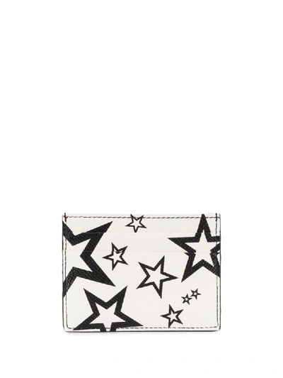 Dolce & Gabbana Star Print Cardholder In White