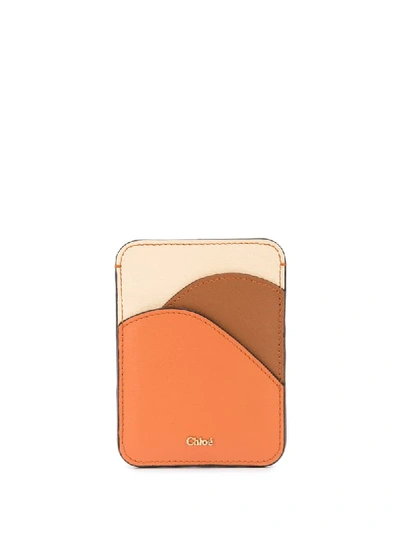 Chloé Walden Cardholder In Orange