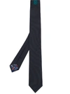 Paul Smith Embroidered Beetle Tie In Blue