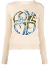 Alberta Ferretti Gestrickter Pullover In Neutrals