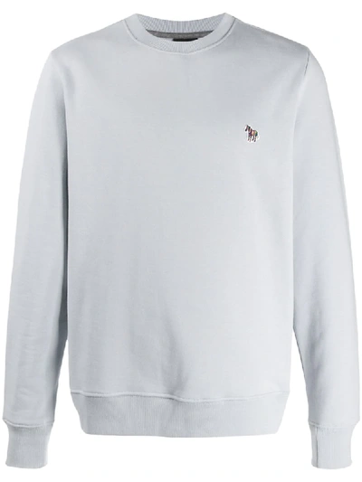 Ps By Paul Smith Crew Neck Pullover In Blue