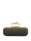 ALEXANDER MCQUEEN EMBELLISHED SKULL RING CLUTCH