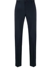 Valentino Side-stripe Tailored Trousers In Black