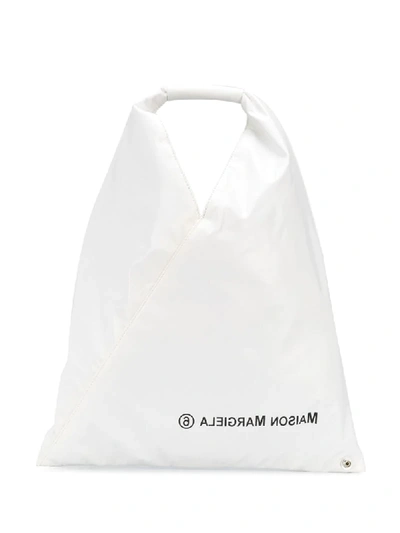 Mm6 Maison Margiela Japanese Tote Bag In White