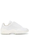 Maison Margiela Future Hidden Lace Low-top Sneakers In White
