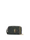 SAINT LAURENT BECKY QUILTED DOUBLE-ZIP POUCH