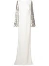 STELLA MCCARTNEY OBERON SEQUIN-EMBELLISHED GOWN