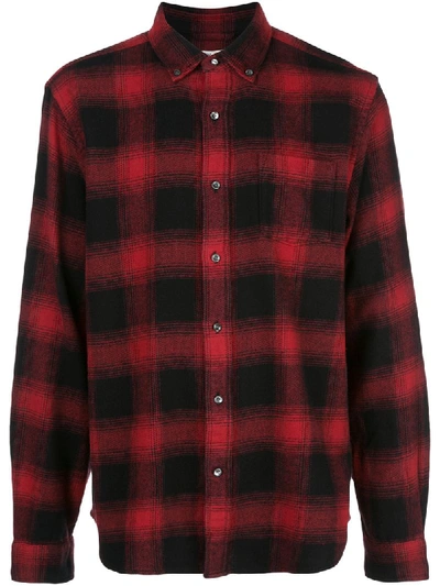 Alex Mill Plaid Flannel Shirt In Red