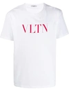 Valentino Vltn Printed T In White