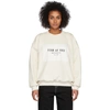 FEAR OF GOD FEAR OF GOD OFF-WHITE SIXTH COLLECTION PATCH LOGO SWEATSHIRT