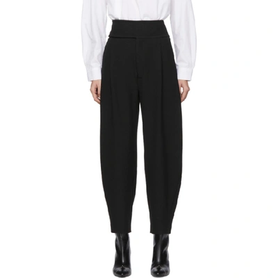 Totême Toteme Black Lombardy Trousers In 200 Black