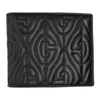 GUCCI GUCCI BLACK QUILTED GG WALLET