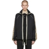 Gucci Gg-jacquard Side-stripe Technical Track Jacket In Black