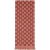 GUCCI GUCCI PINK LADY LONGFOG SCARF