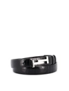 TOD'S DOUBLE T REVERSIBLE LEATHER BELT