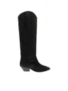 ISABEL MARANT ISABEL MARANT DENVEE BOOTS IN ANTHRACITE SUEDE