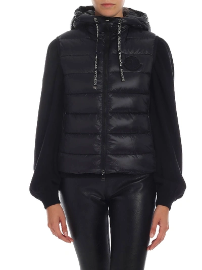 Moncler Sleeveless Down Jacket In Black