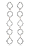 MONICA VINADER RIVA MINI CLUSTER DIAMOND COCKTAIL EARRINGS,RP-EA-RIMC-DIA