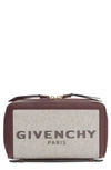 GIVENCHY BOND CANVAS & LEATHER TRAVEL WALLET,BB60APB0RY