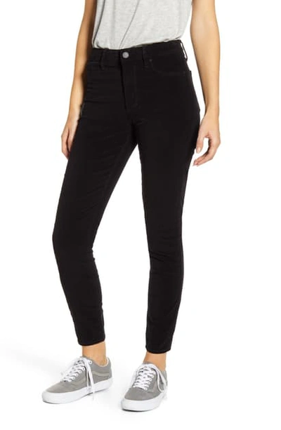 Articles Of Society Hilary High Waist Ankle Velveteen Skinny Jeans In Mammoth