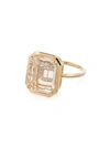 MATEO 14KT GOLD C INITIAL RING