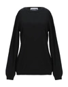 Moschino Sweaters In Black