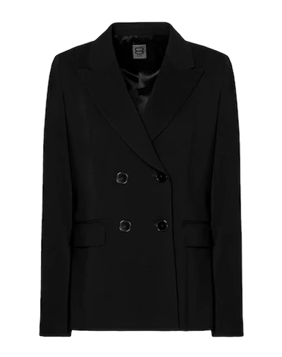 8 By Yoox Suit Jackets In Black