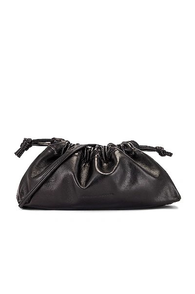 Studio Amelia 1.1 Mini Drawstring Bag In Black Nappa Leather