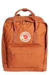 Fjall Raven Kanken Water Resistant Backpack In Brick