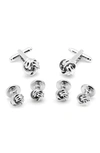 Ox & Bull Trading Co. Ox And Bull Trading Co. Silver Knot Stud Set In Silver