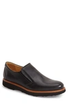Samuel Hubbard Frequent Traveler Mens Leather Slip On Loafers In Black