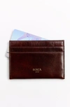 Bosca Old Leather Weekend Wallet In Dark Brown
