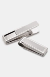 M-clipr M-clip Polished Border Money Clip In Silver