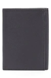 Bosca Leather Trifold Wallet In Black