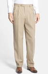 BERLE BERLE SELF SIZER WAIST PLAIN WEAVE FLAT FRONT WASHABLE TROUSERS,980-22 SSP