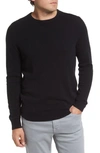 Nordstrom Men's Shop Cashmere Crewneck Sweater In Black Caviar