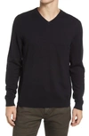 NORDSTROM MEN'S SHOP SHOP COTTON & CASHMERE V-NECK SWEATER,NO455870MN