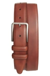 NORDSTROM MEN'S SHOP MERCER LEATHER BELT,NO367660MN