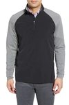 CUTTER & BUCK RESPONSE HYBRID OVERKNIT QUARTER ZIP PULLOVER,MCC00006